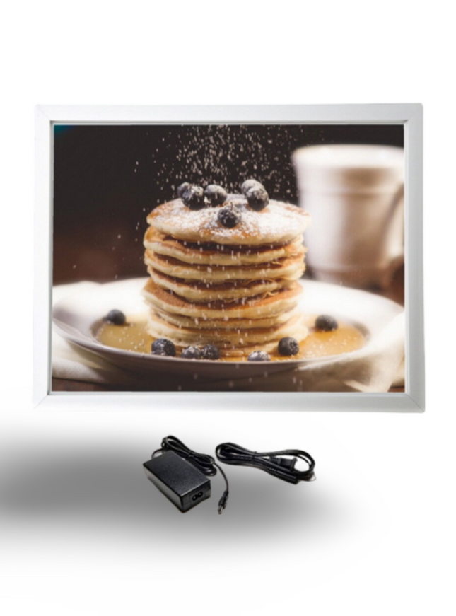 Slim Light Box with Frame ( Snap / Flip Open Frame) A4 - Sign and Display UAE