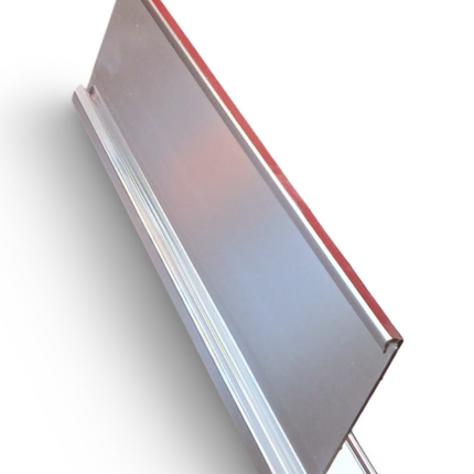 Table Name Holder - Chrome - Size 2" x 10" (5cms x 25cms) - Sign and Display UAE