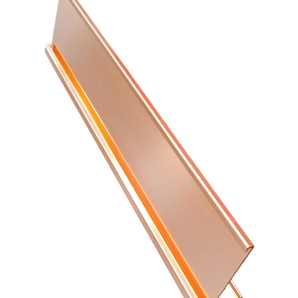 Table Name Holder - Rose Gold Size 2" x 8" (5cms x 20cms) - Sign and Display UAE