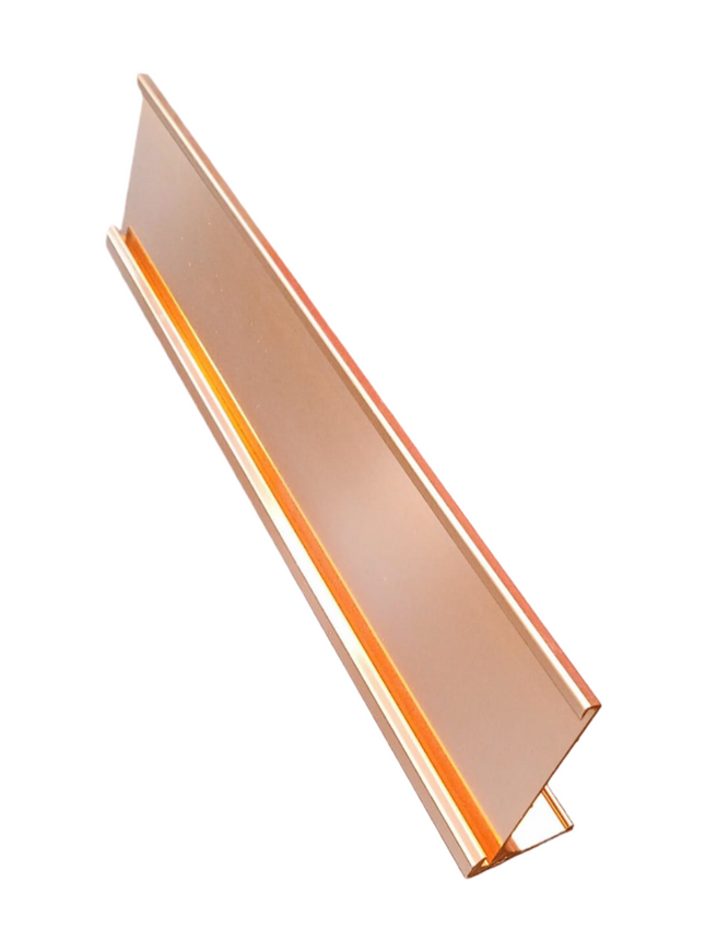 Table Name Holder - Rose Gold Size 2" x 8" (5cms x 20cms) - Sign and Display UAE