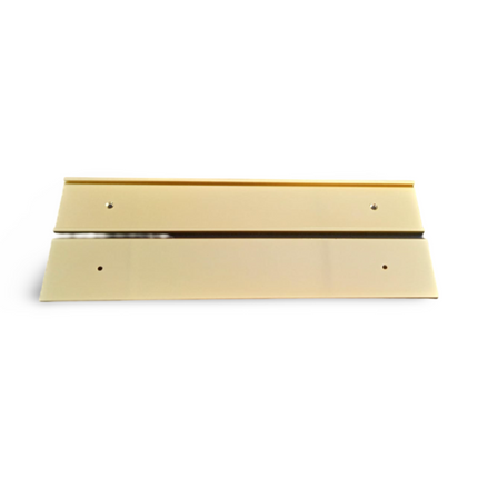 Door name holder Gold - Size 2" x 12" ( 5 cm x 30 cm ) - Sign and Display UAE