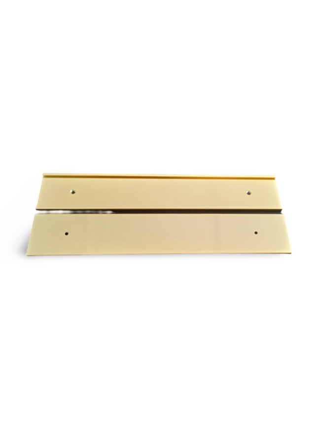 Door name holder Gold - Size 2" x 12" ( 5 cm x 30 cm ) - Sign and Display UAE