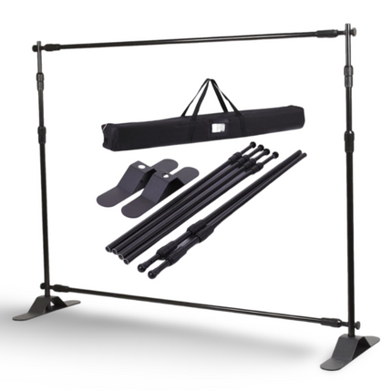L Flag/L Banner Flag stand- Small-3 Pole Height 3.35 M Flag Size 240 x 75 CM - Sign and Display UAE