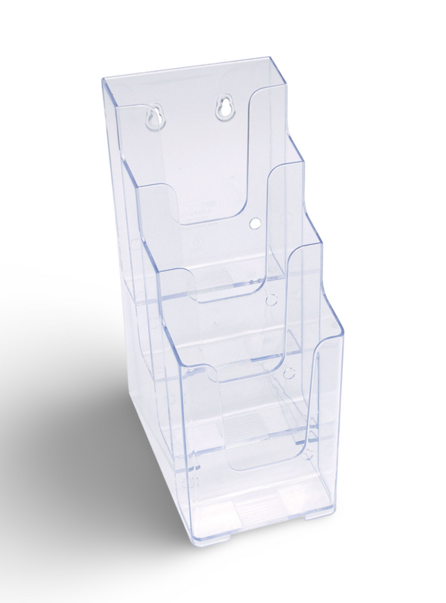 Table/Wall mount Brochure Holder DL 2 Tier (MLD) 77862 / TK 4-2 CI - Sign and Display UAE
