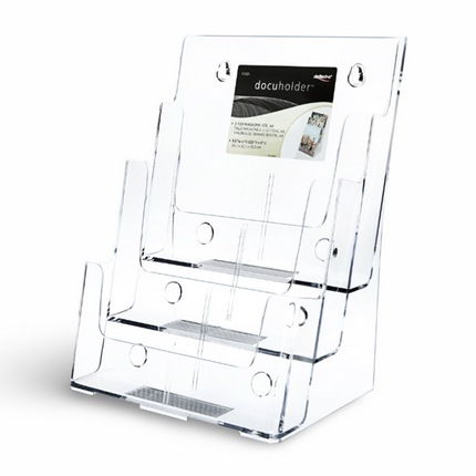Table/Wall mount Brochure Holder A4 2 Tier (MLD) 77865 / TK 8.5-2 CI - Sign and Display UAE