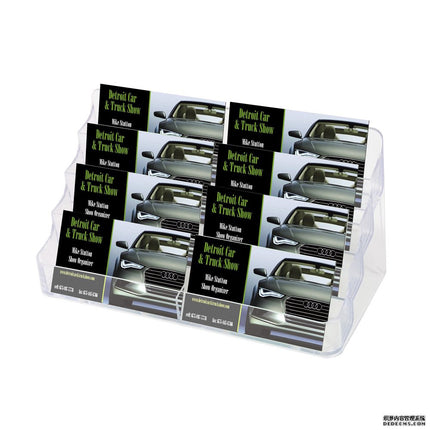 Table Top Name card Holder 1Tier2 pocket Vertical (5.9x5.5 x2pocket) (MLD) 7040/TK-VBC2 - Sign and Display UAE