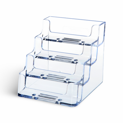 Table Top Name card Holder 4 Tier 8 Pocket (9.5x4.4x8pocket) (MLD) 70801/BPS 58 C - Sign and Display UAE