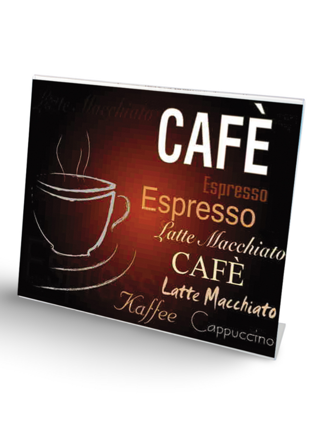 Table Top L Stand A5 (MLD) 47501-ND - Sign and Display UAE