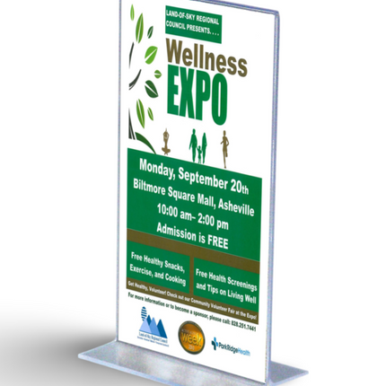 Table Top L stand A3 (MLD) 47601-SD - Sign and Display UAE