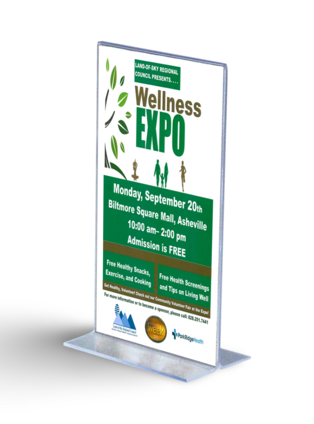 Table Top L stand A3 (MLD) 47601-SD - Sign and Display UAE