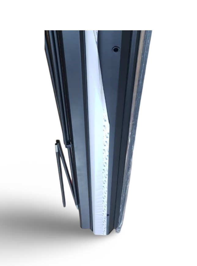 Roll Up Stand Broad base 200 x 200 cms Heavy Duty - Trinity- Black - Sign and Display UAE