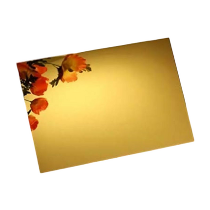 Dark Gold Acrylic Sheet 2.8mm -122x244cm - Sign and Display UAE