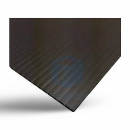 Corrugated Sheet 3mm (Size 1220 x 2440 mm) BLACK - Sign and Display UAE