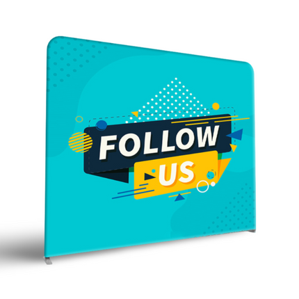 Tension Fabric Display Stand 220 height x 400cm wide - Sign and Display UAE