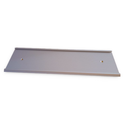 Door name holder Silver Matt Size 3" x 12" (8cms x 30cms) NEW with lines 
