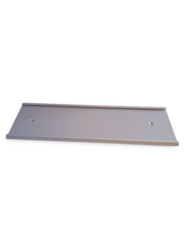 Door name holder Silver Matt Size 3" x 12" (8cms x 30cms) NEW with lines 