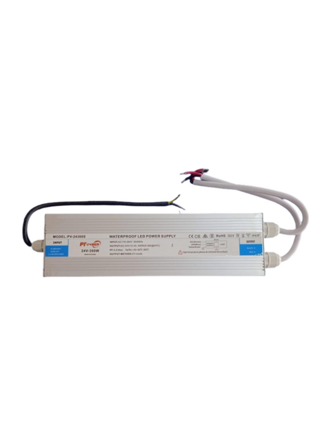 Transformer 300 Watts 24 V- PV-24300 - Sign and Display UAE