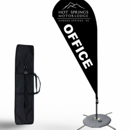 High grade Flying Banner Stand, Small (Without Base), 3.4 Mtr Height - Sign and Display UAE