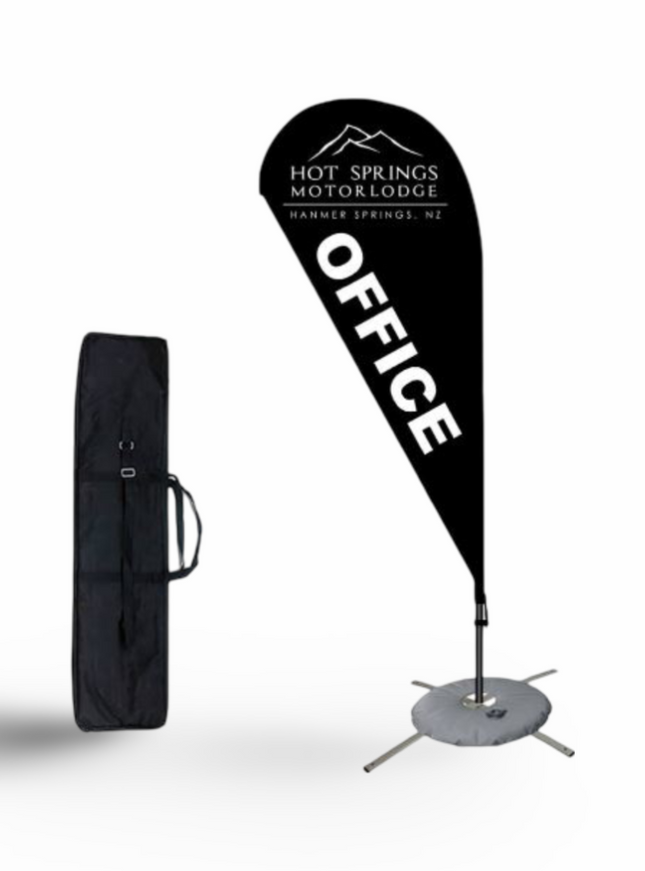 High grade Flying Banner Stand, Small (Without Base), 3.4 Mtr Height - Sign and Display UAE
