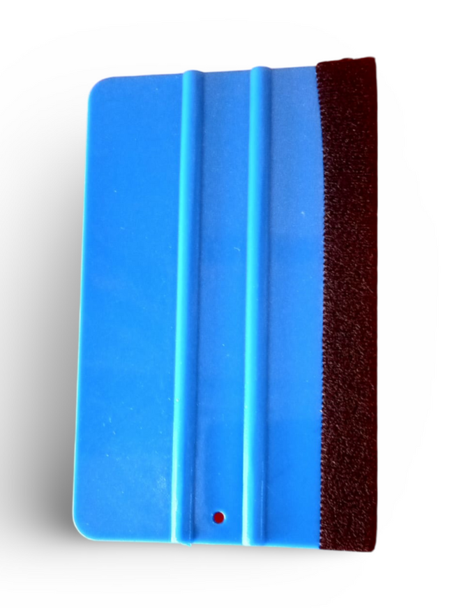 Squeezer - Blue One side plastic & one side felt size 13 x 8 cm - Sign and Display UAE