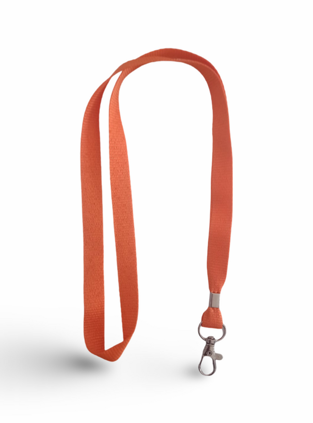 Lanyard 15mm with Hook -Orange - Sign and Display UAE