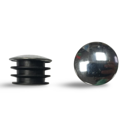 End cap for 1" chrome pipe - Sign and Display UAE