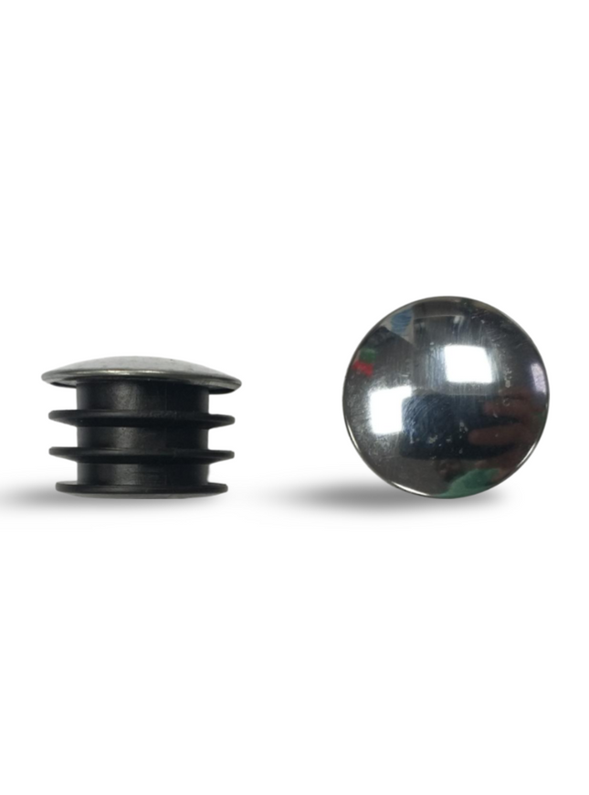 End cap for 1" chrome pipe - Sign and Display UAE