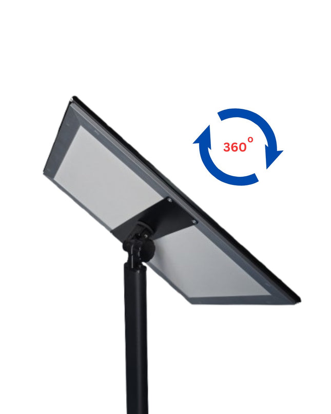 Info Board Fixed poster stand Black A3 Size