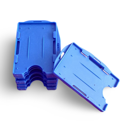 Hard Pouch (K1) - Double slot Blue - Paper size 5.3x8.5cm - Sign and Display UAE