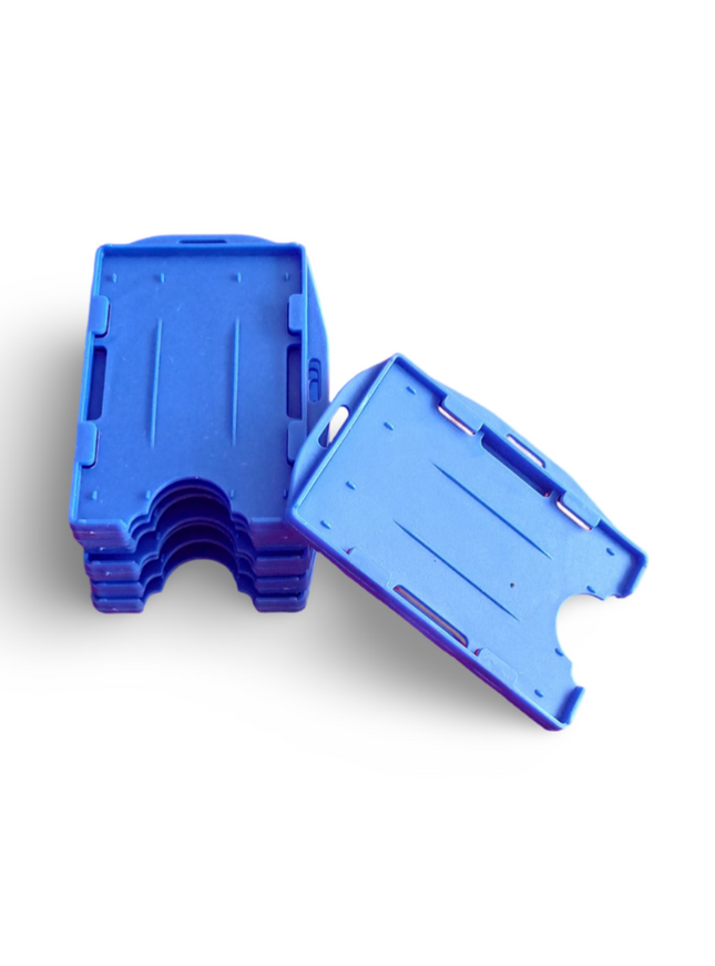 Hard Pouch (K1) - Double slot Blue - Paper size 5.3x8.5cm - Sign and Display UAE