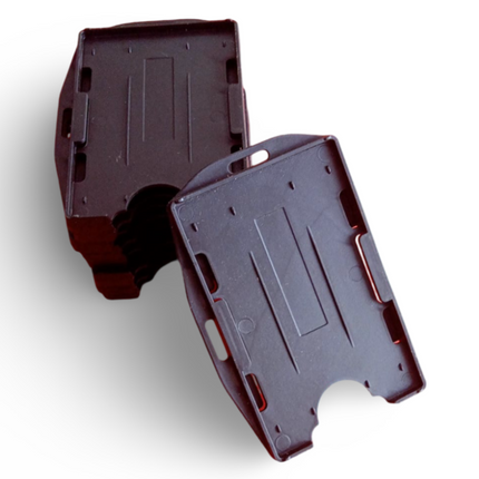 Hard Pouch (K2) - Double slot Black - Paper size 5.3x8.5cm - Sign and Display UAE