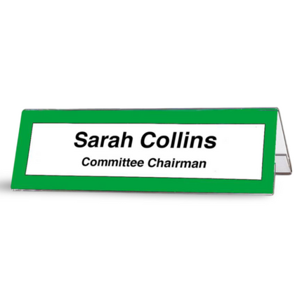 A Shape Name Holder 21x7.5cm (MLD) 48701 - Sign and Display UAE