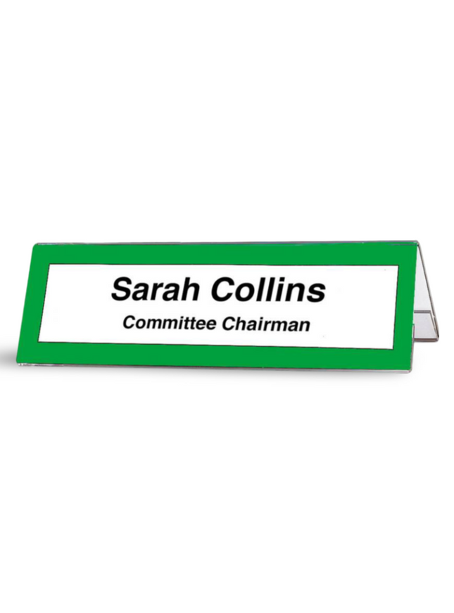 A Shape Name Holder 21x7.5cm (MLD) 48701 - Sign and Display UAE