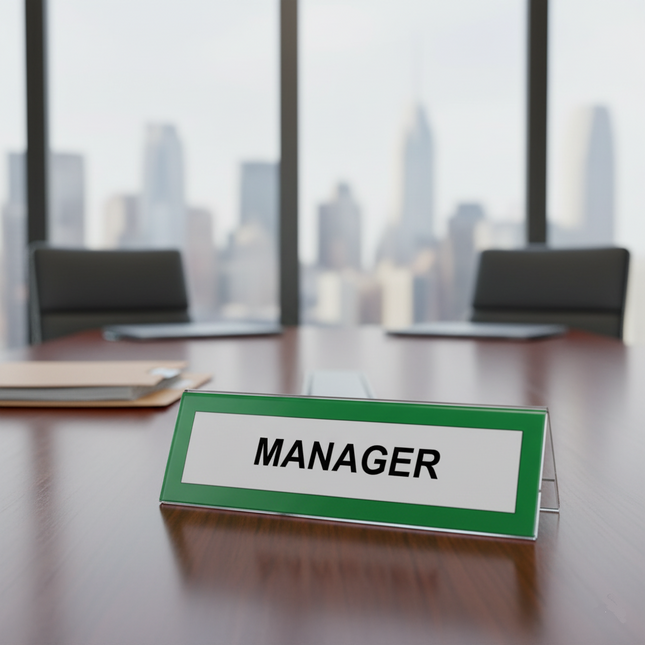 A Shape Name Holder 155x56mm (MLD) 68811