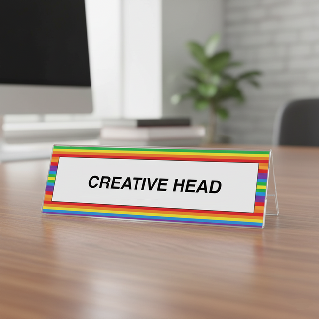 A Shape Name Holder 28x9 cm (MLD) 68801