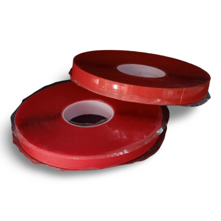 Double Sided Acrylic tape 24mmx50 mtr - red texo - Sign and Display UAE