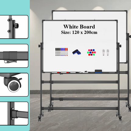 White Board with Stand (120 x 200 cm) - Sign and Display UAE