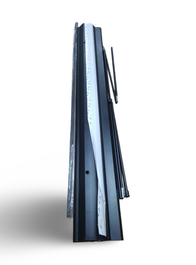Roll Up Stand Broad base 300 x 200 cms Heavy Duty - Trinity- Black - Sign and Display UAE