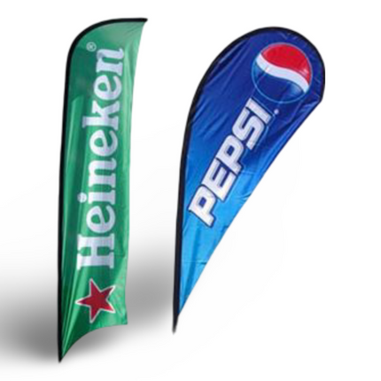 High grade Flying Banner Stand, Medium (Without Base), 4.4 Mtr Height - Sign and Display UAE