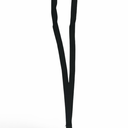 Lanyard 20mm x 48CM,metal HOOK and safety buckle-Black - Sign and Display UAE
