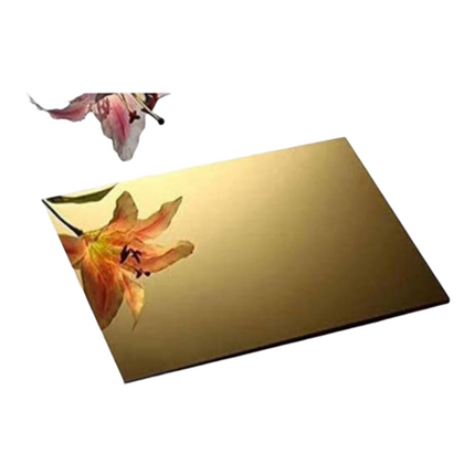 Light Gold Acrylic Sheet 2.8mm -122x244cm - Sign and Display UAE