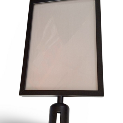 Q Stand Header A3 Vertical Black colour for Retractable Stand - Sign and Display UAE