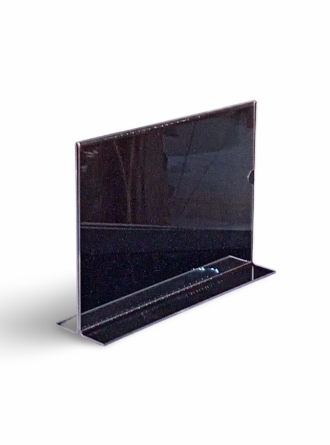 Table Top Leaflet Holder - A4 (T Type) Landscape SDAD - Sign and Display UAE