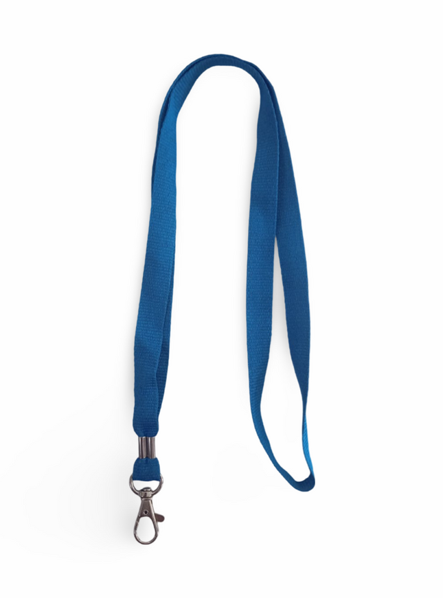 Lanyard 15mm With Hook- LIGHT BLUE - Sign and Display UAE