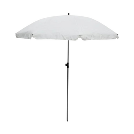 Beach Umbrella White Dia 2.2 Mtr. - Sign and Display UAE