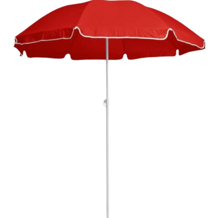 Beach Umbrella Red Dia 2.2 Mtr. - Sign and Display UAE