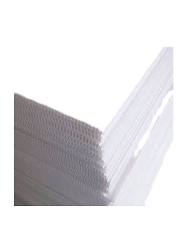 Corrugated Sheet 5mm (Size 760 x 1200 mm) WHITE - Sign and Display UAE