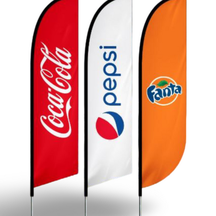 High grade Flying Banner Stand, Large (Without Base), 5.4 Mtr Height - Sign and Display UAE