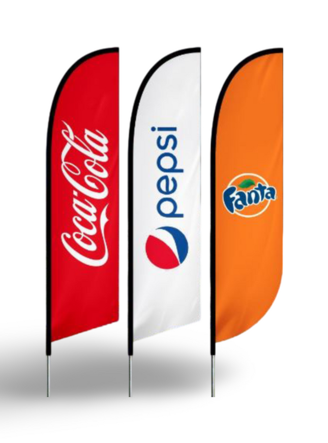 High grade Flying Banner Stand, Large (Without Base), 5.4 Mtr Height - Sign and Display UAE