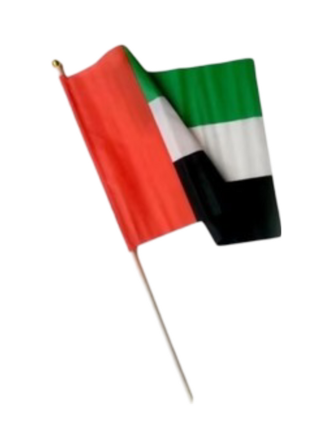 UAE Wooden Hand Flag A4 NDSD 24 - Sign and Display UAE